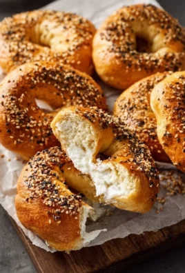 Air fryer protein bagels ready to serve, healthy and delicious option