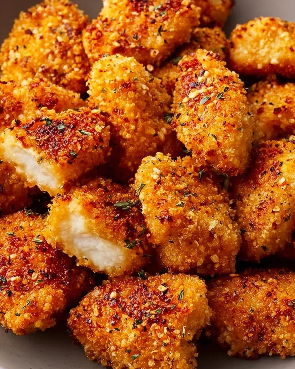 Air Fryer Ranch-Crusted Chicken Bites