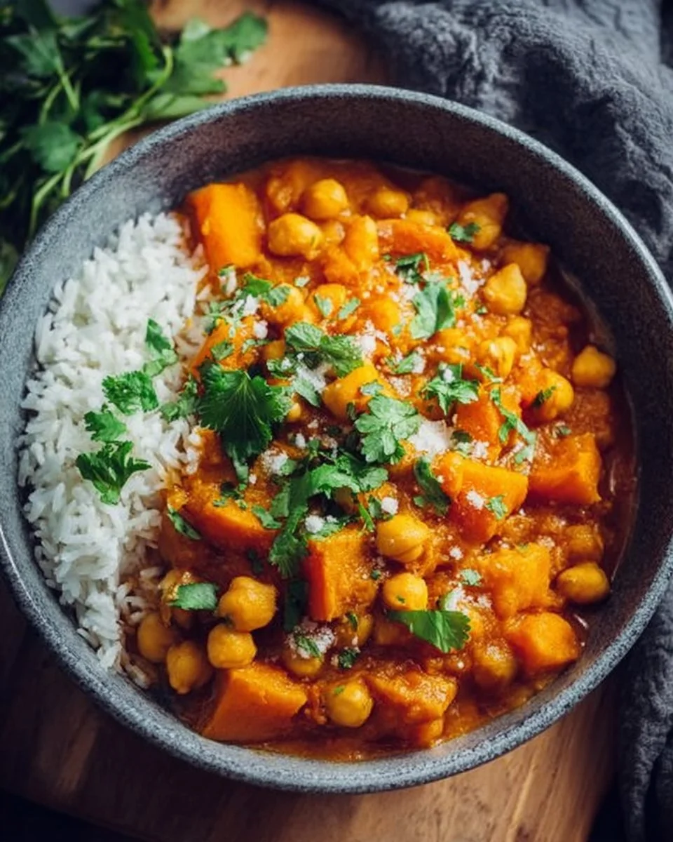 Butternut Squash and Chickpea Curry