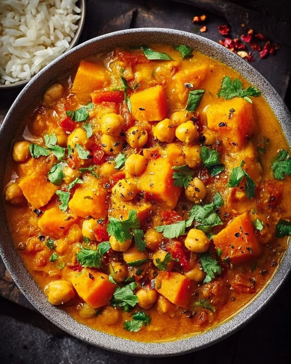 Butternut Squash and Chickpea Curry