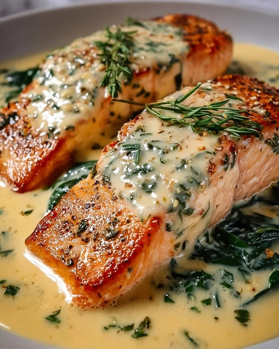 Creamy Garlic Butter Salmon