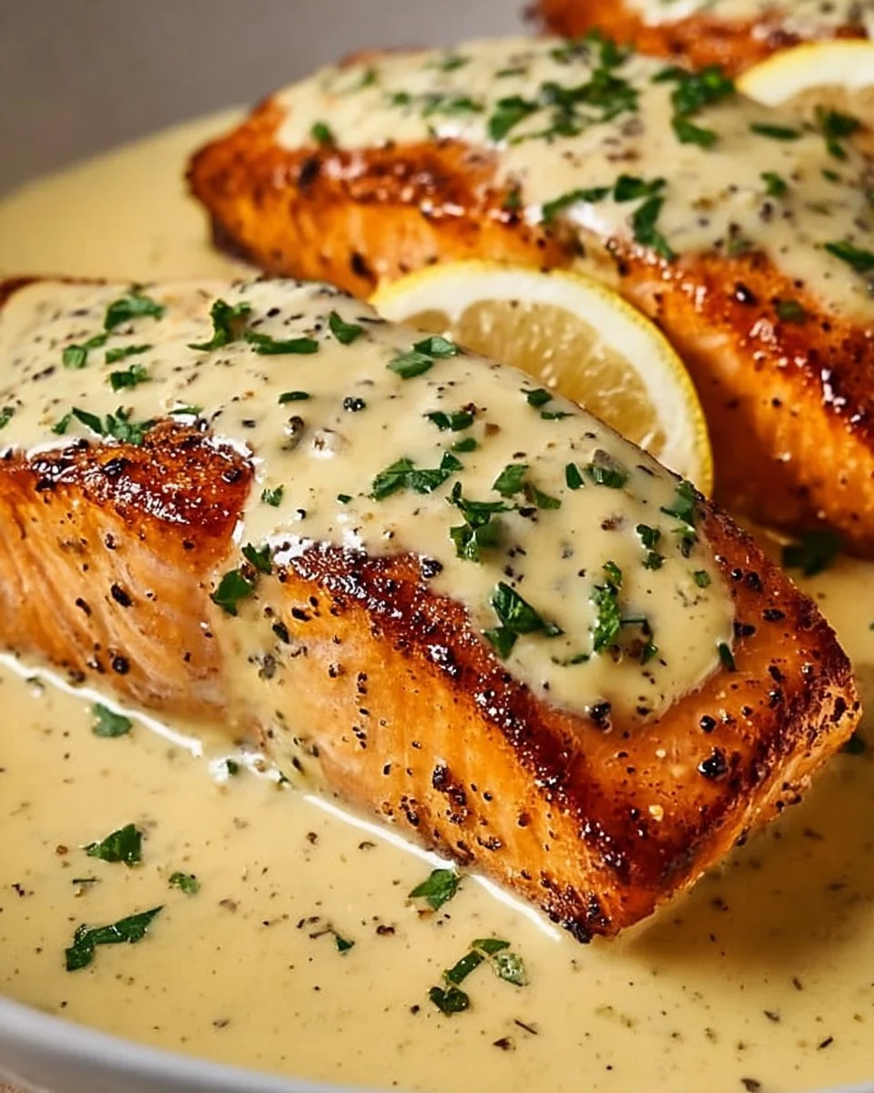 Creamy Garlic Butter Salmon