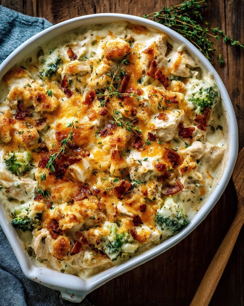 Creamy Low Carb Chicken Casserole
