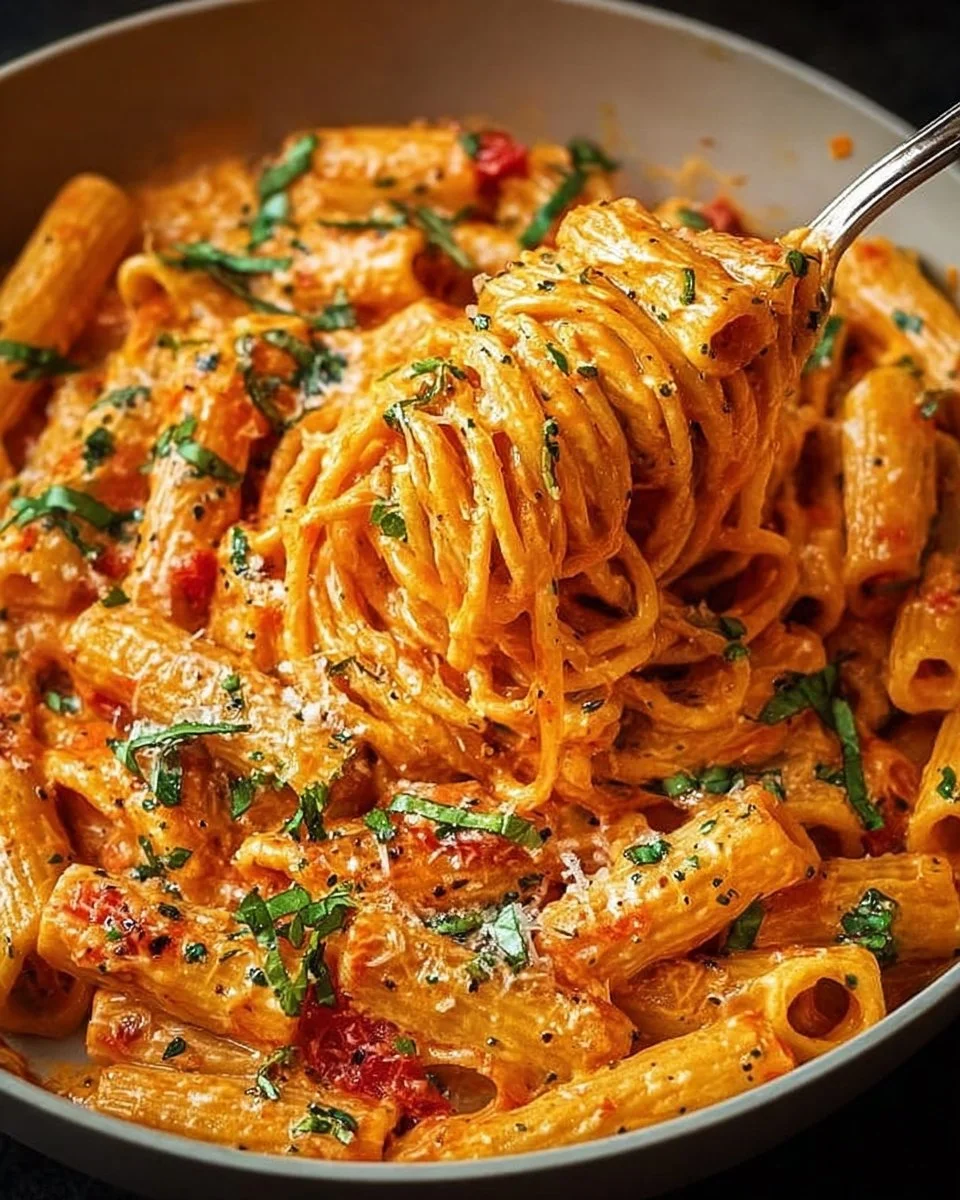 Creamy Tomato Garlic Pasta