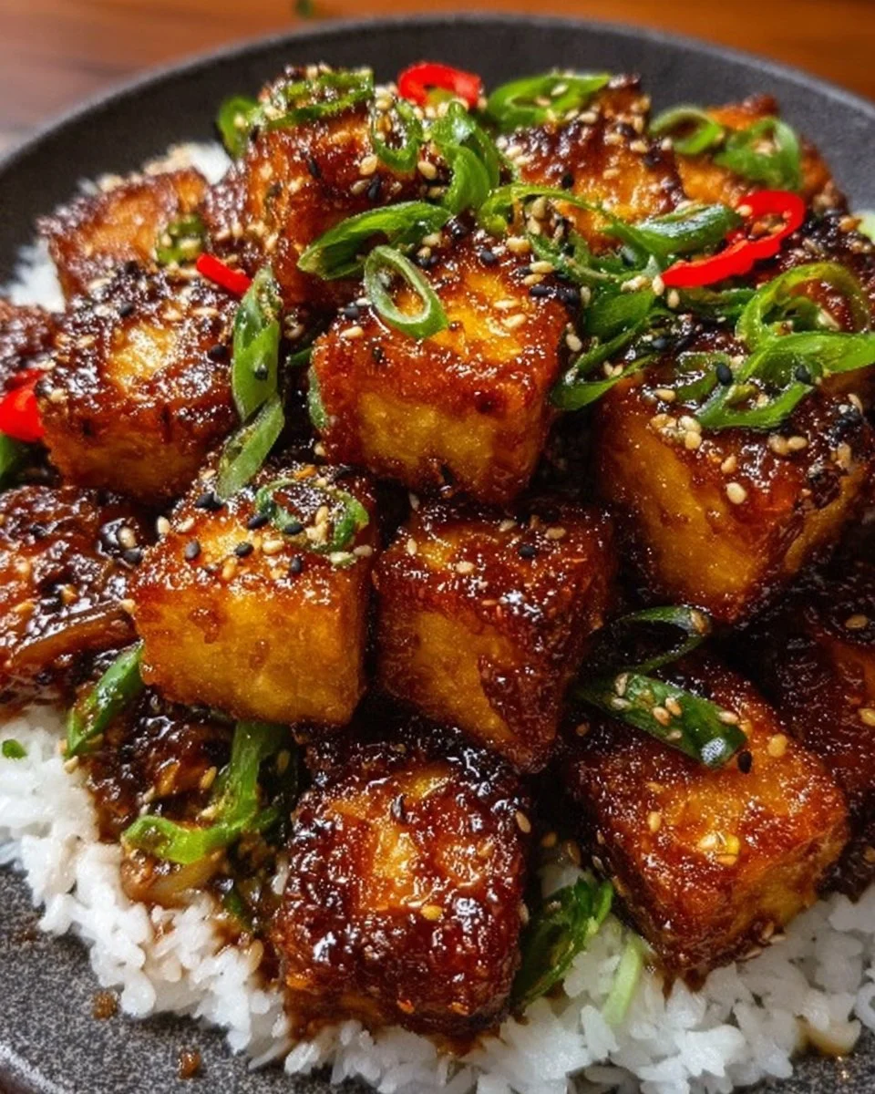 Crispy honey garlic tofu recipe that will amaze you!