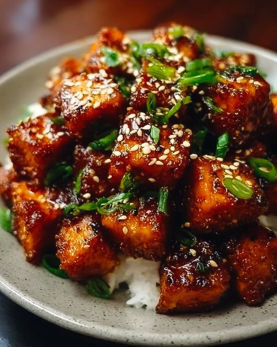 Crispy honey garlic tofu recipe that will amaze you!