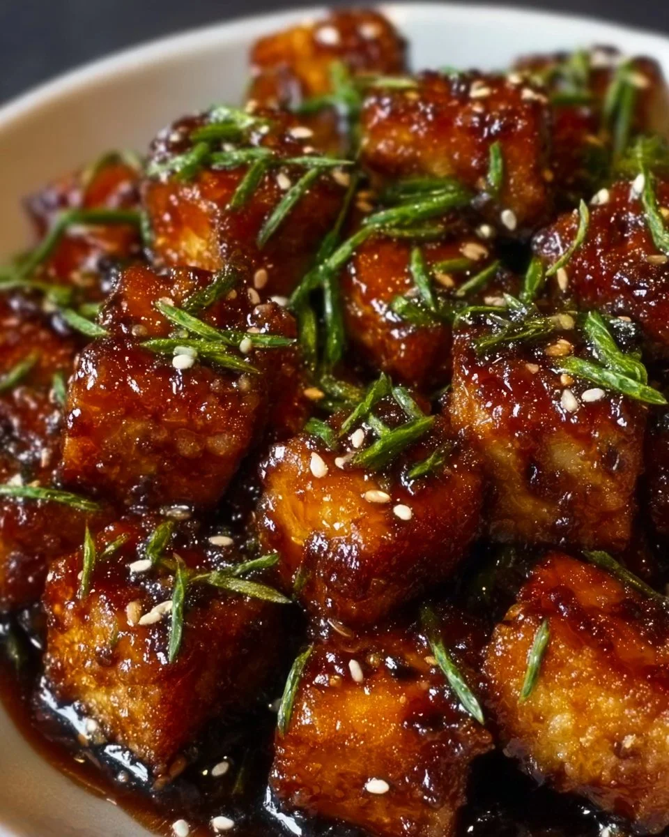 Crispy honey garlic tofu recipe that will amaze you!