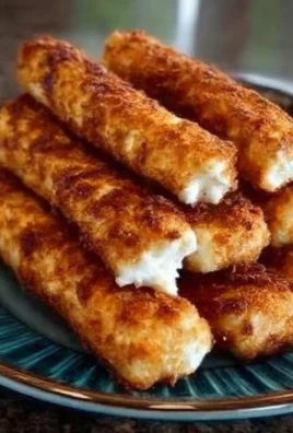 Delicious cottage cheese sticks served with dipping sauce on a plate