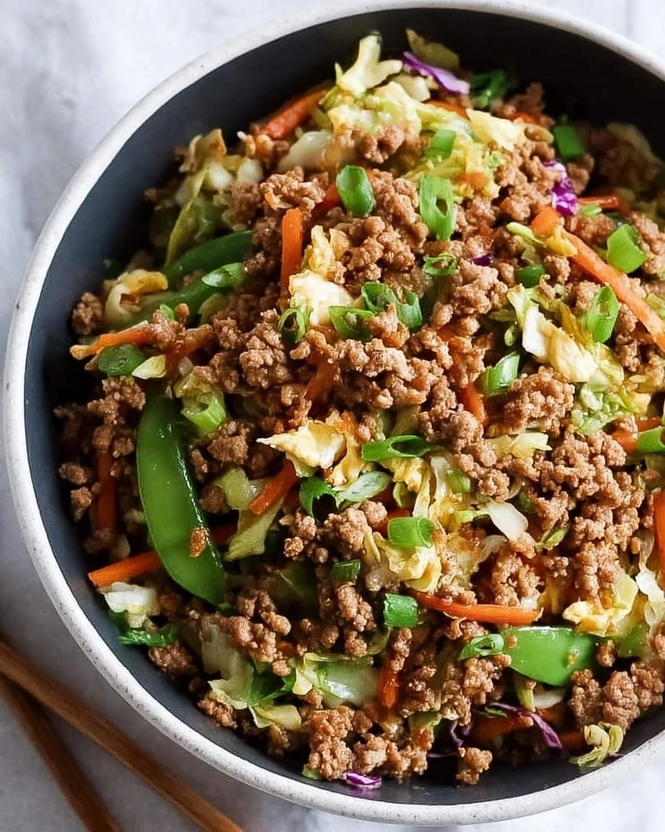 High Protein Egg Roll In A Bowl