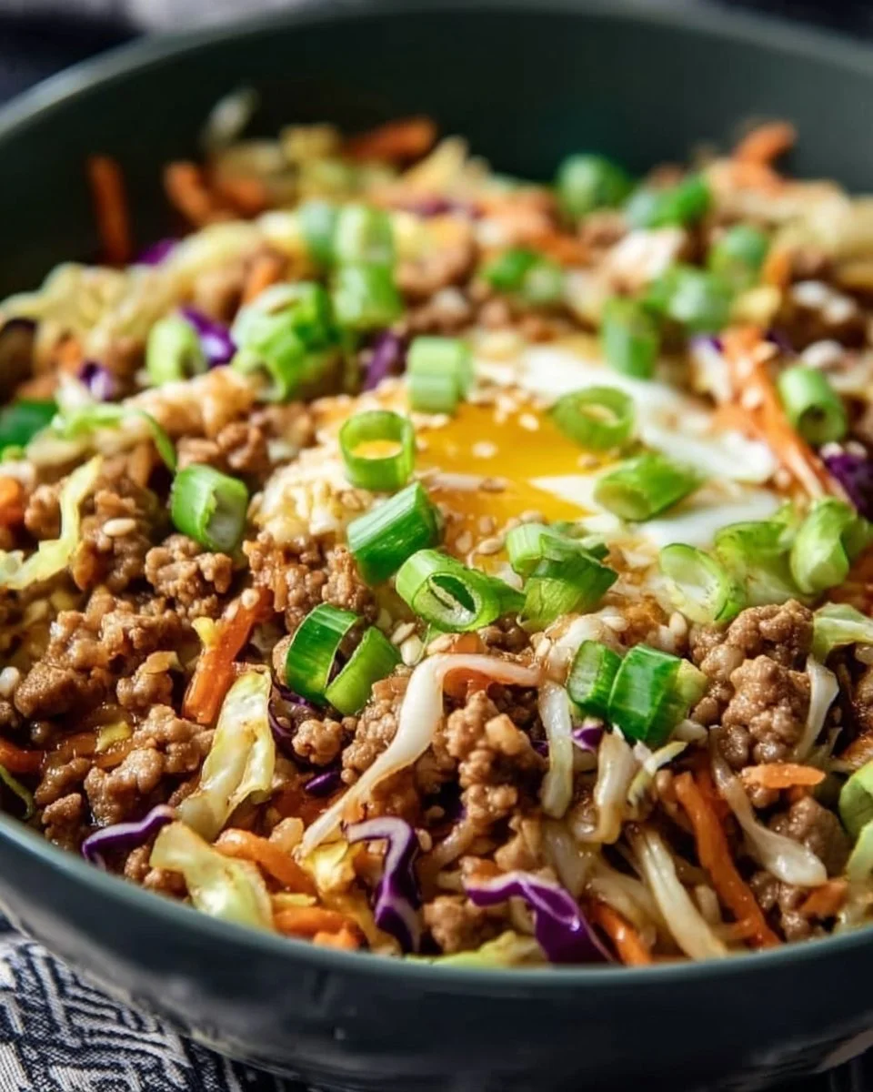 High Protein Egg Roll In A Bowl
