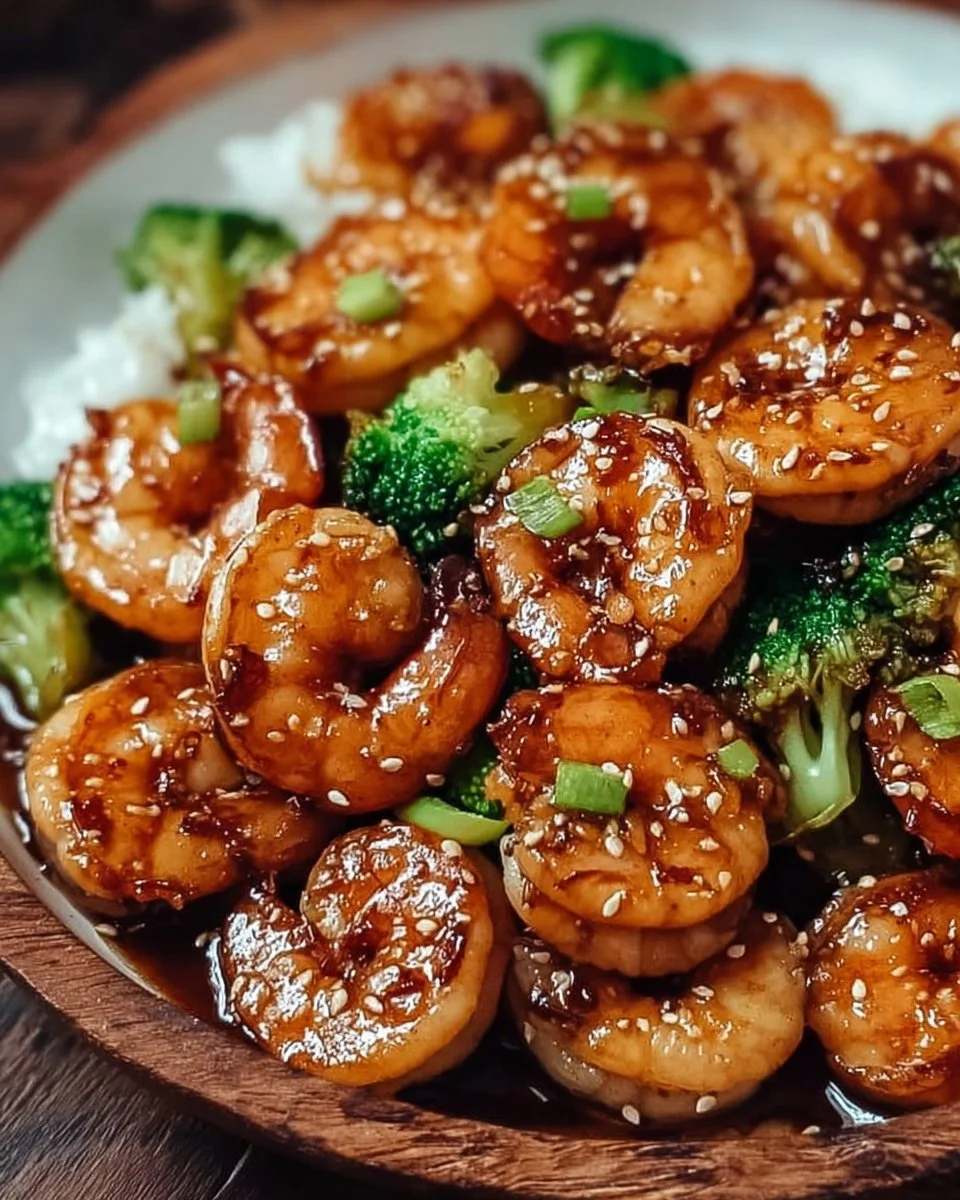 High-Protein Honey Garlic Shrimp