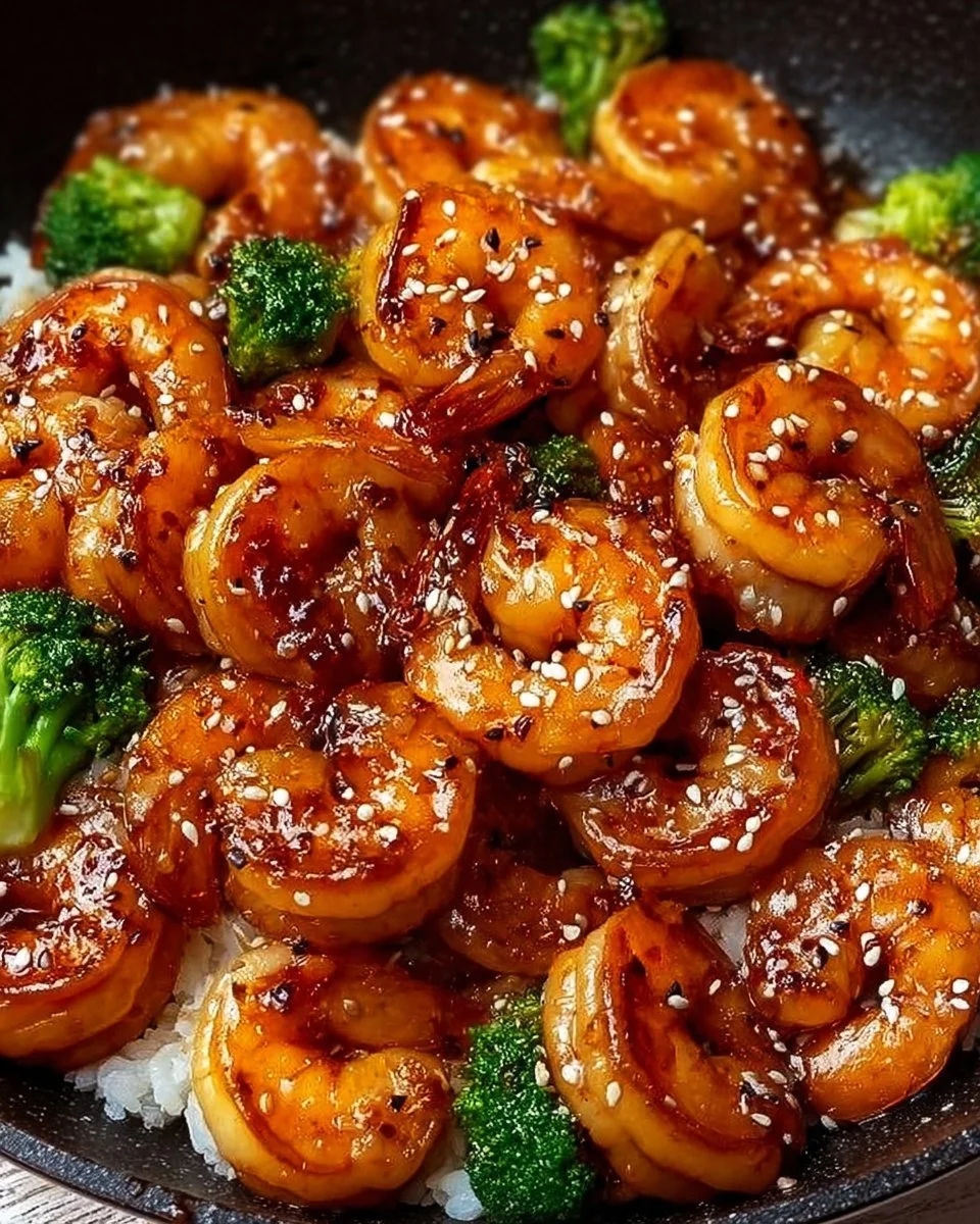 High-Protein Honey Garlic Shrimp