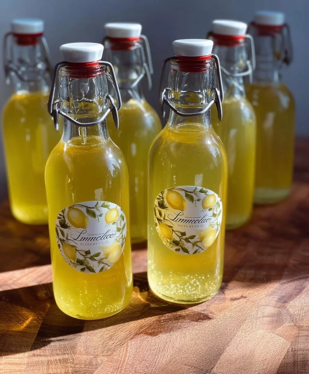 Homemade Limoncello