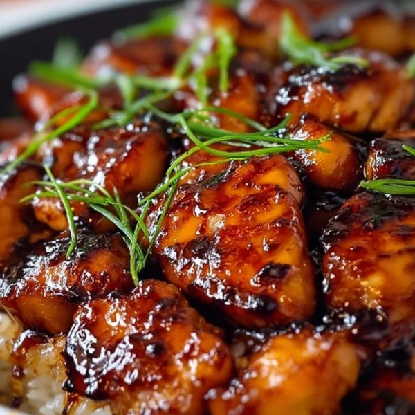 Honey BBQ Chicken served with rice, a flavorful and easy weeknight dinner.