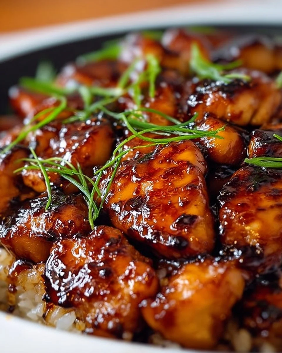 Honey BBQ Chicken Rice