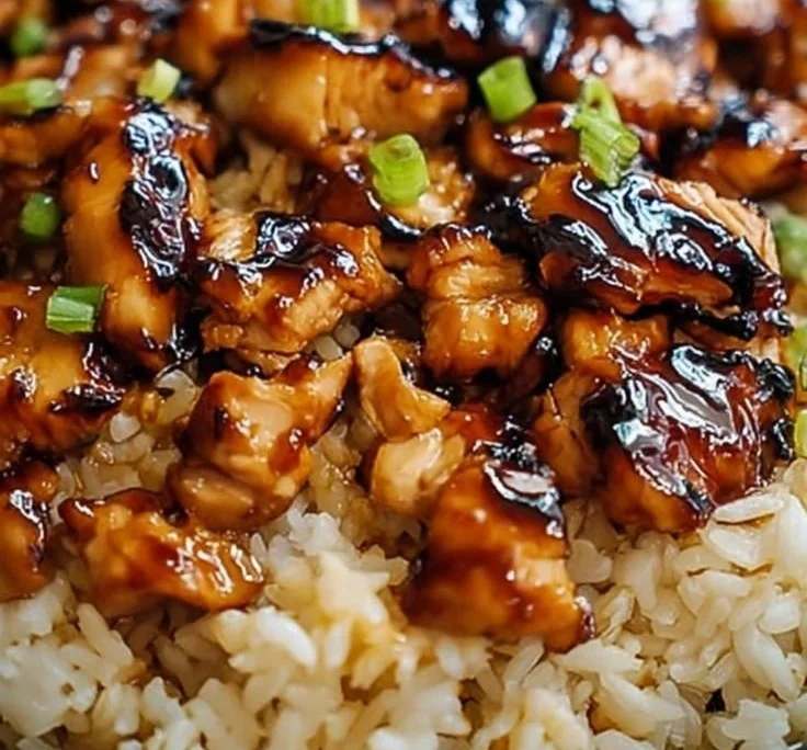 Honey BBQ Chicken Rice