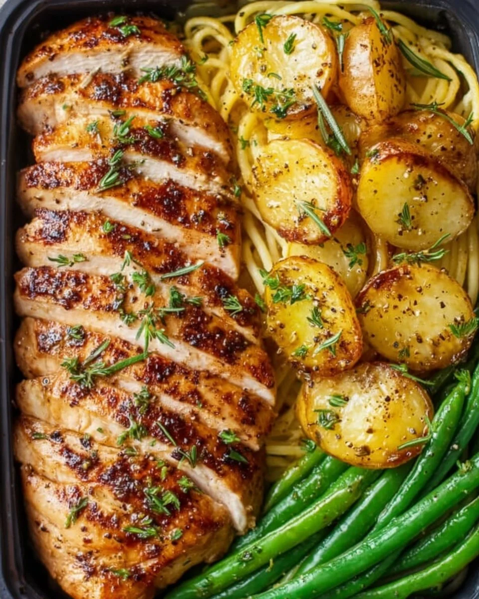 Lemon Garlic Chicken Meal Prep