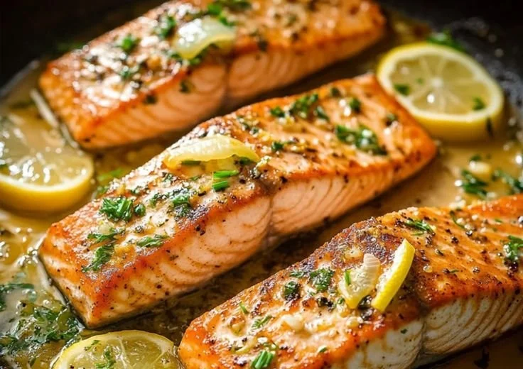 One-Pan Lemon Garlic Salmon