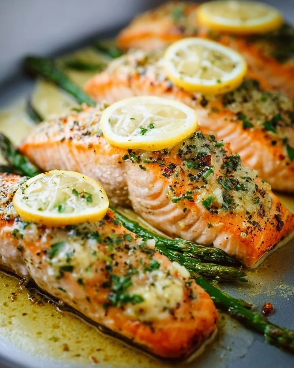 One-Pan Lemon Garlic Salmon