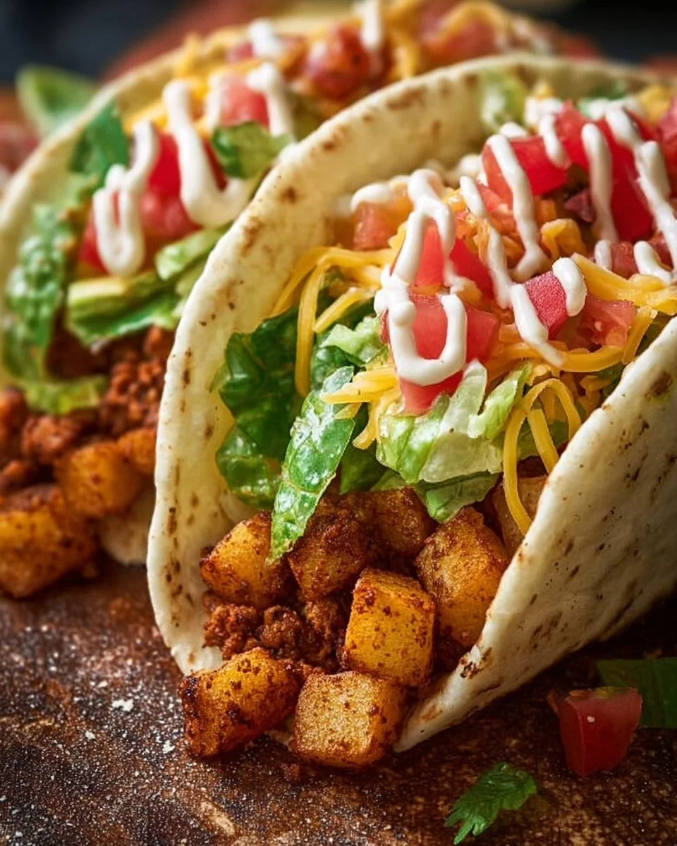 Spicy Potato Soft Taco Recipe
