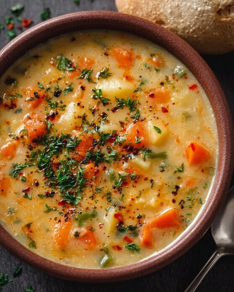 Vegan Potato Soup Recipe - Best Healthy & Comforting Soup