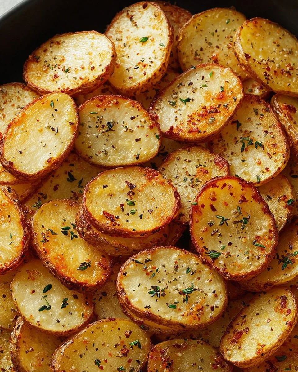 Air Fryer Sliced Potatoes