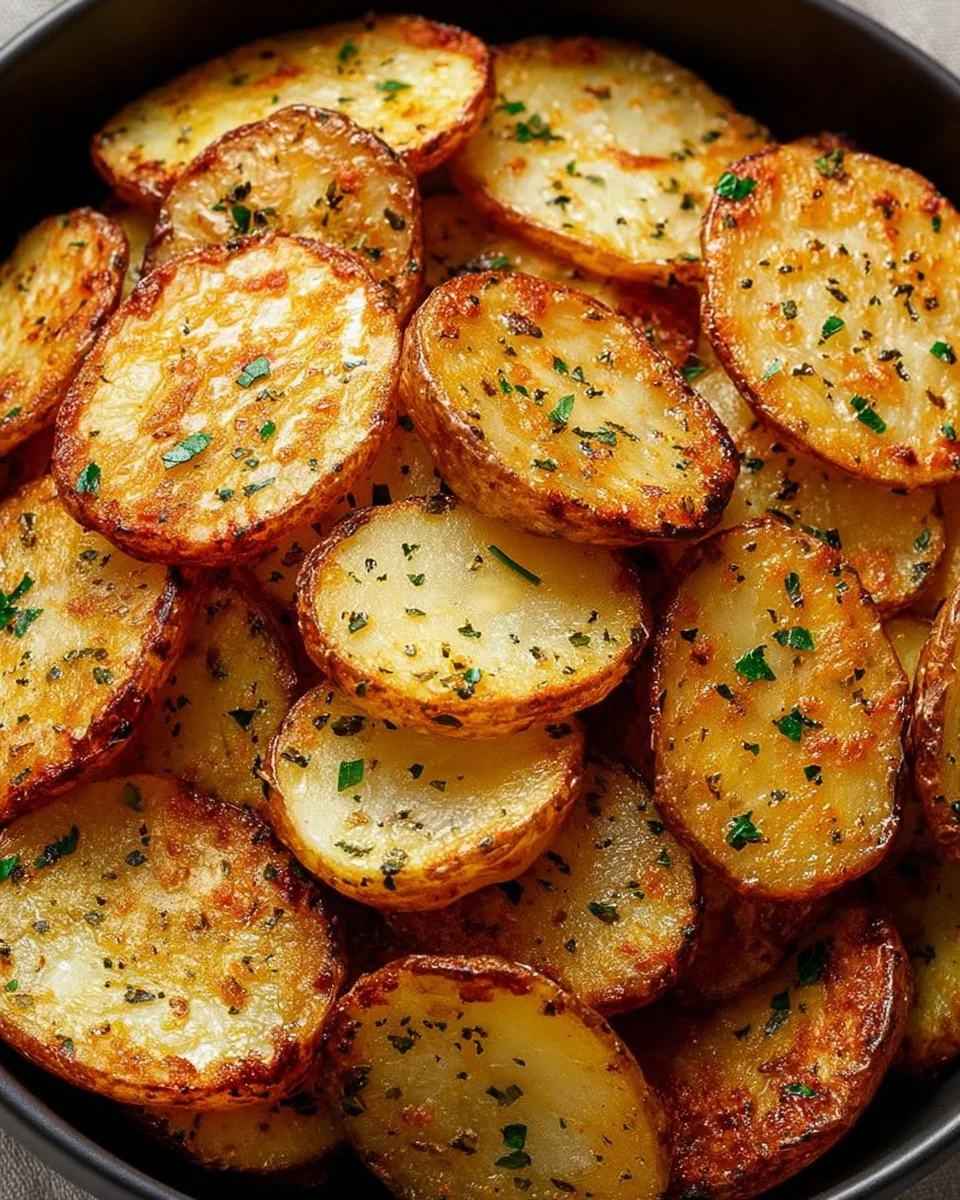 Air Fryer Sliced Potatoes