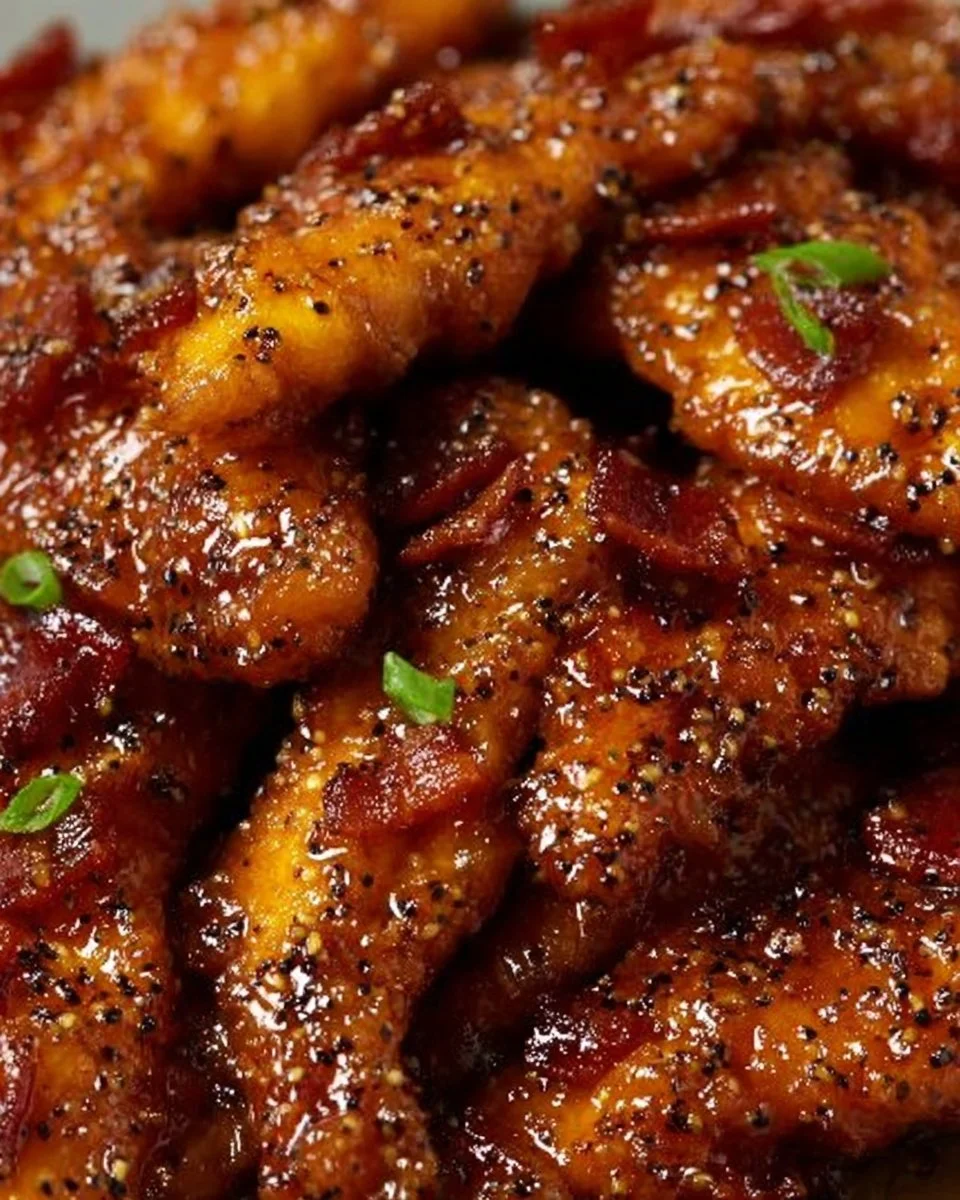 Bacon Brown Sugar Chicken Tenders