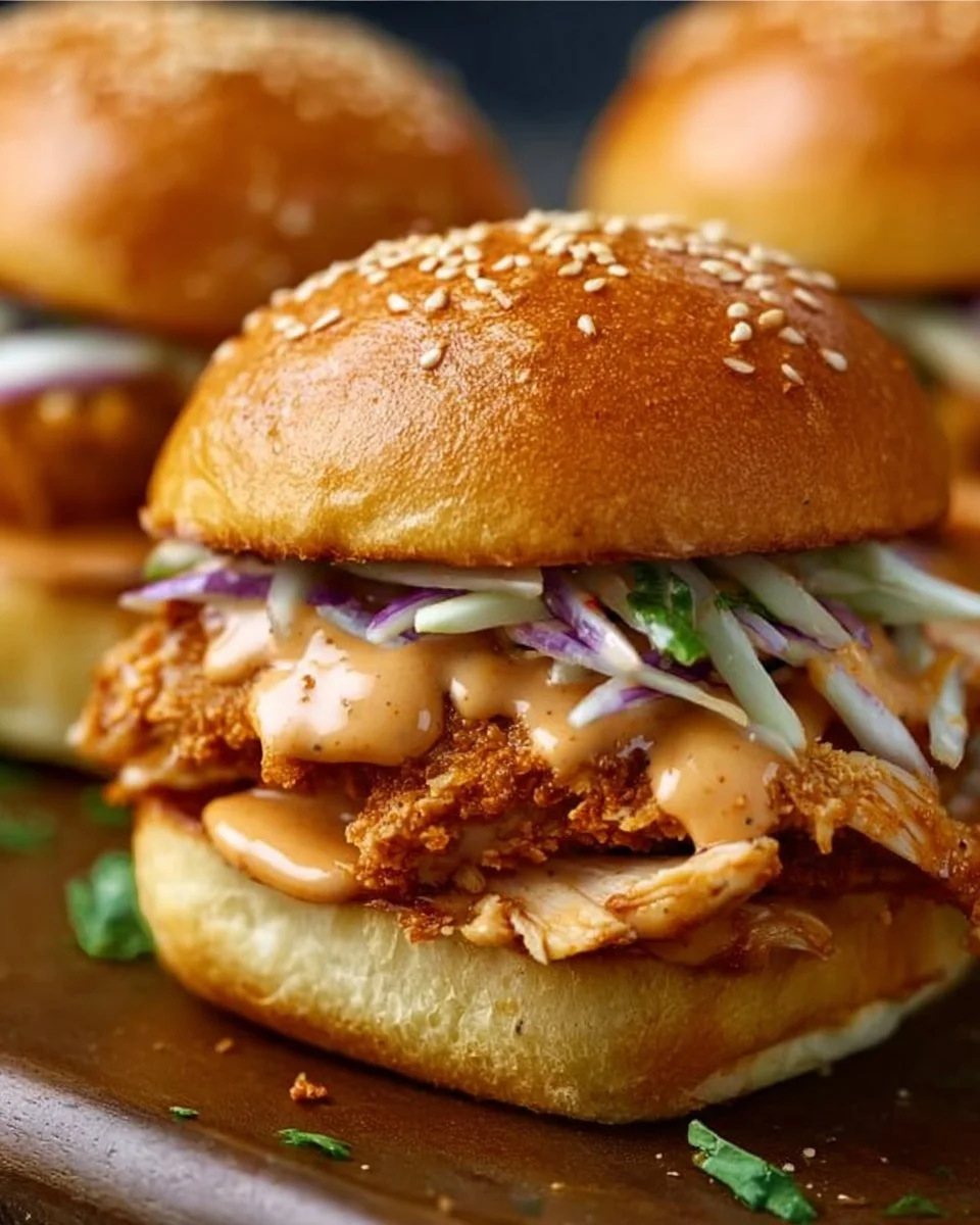 Bang Bang Chicken Sliders Recipe