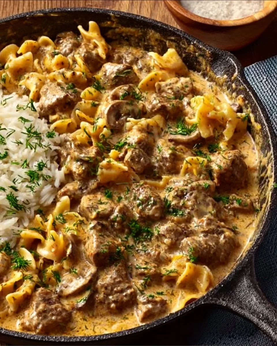 Beef Stroganoff