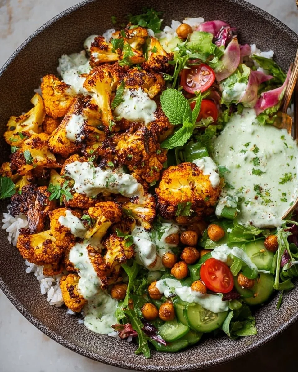 Cauliflower Shawarma Bowls
