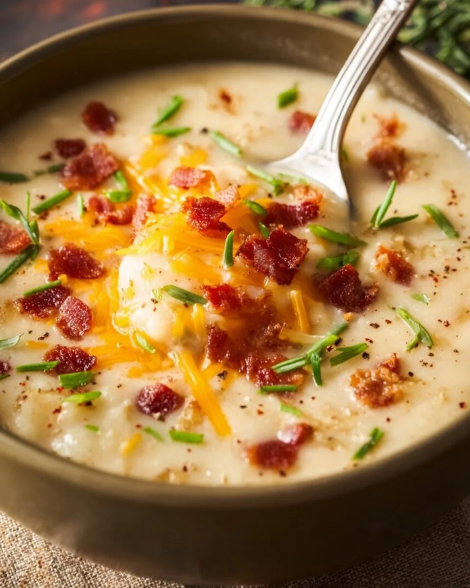 Cheesy Potato Soup With Hash Browns