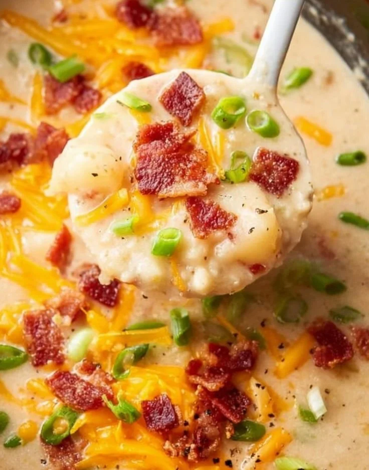 Cheesy Potato Soup With Hash Browns