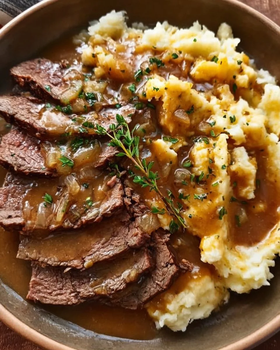Classic Round Steak and Gravy