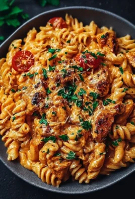 Delicious Cowboy Butter Chicken Pasta served in a bowl with fresh herbs
