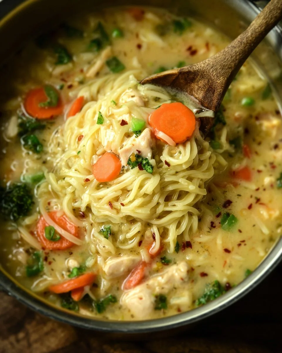 Crack Chicken Noodle Soup