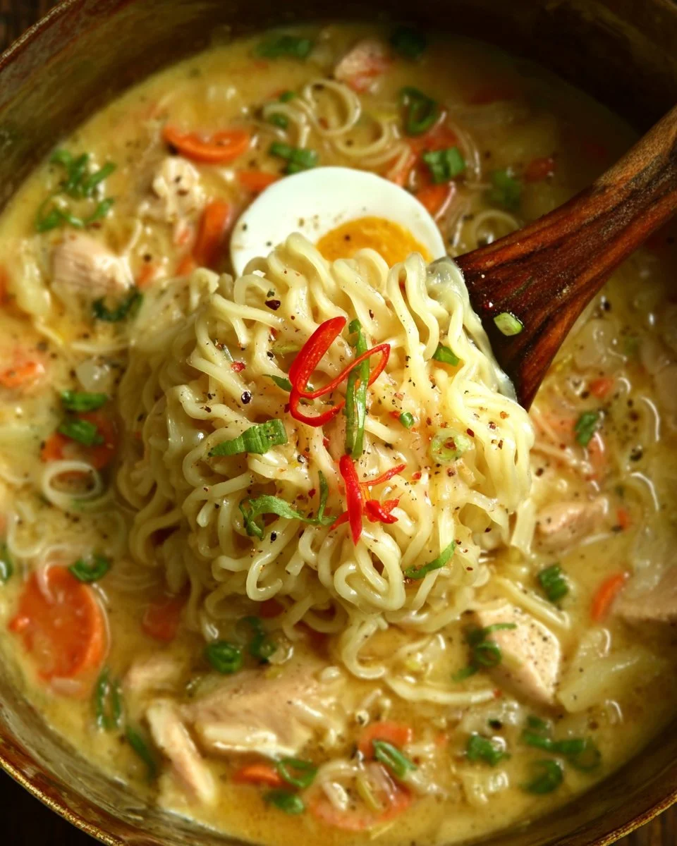Crack Chicken Noodle Soup