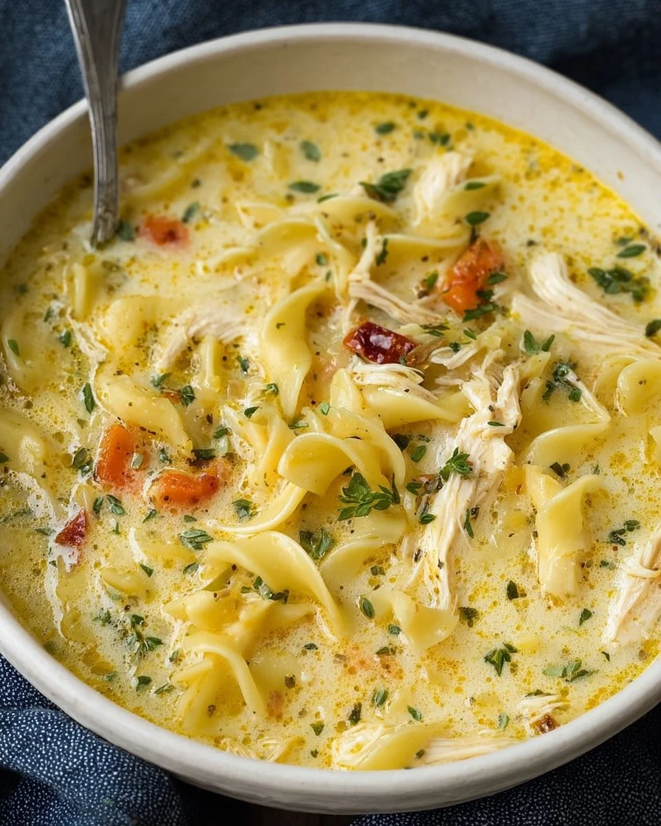 Creamy Chicken Noodle Soup