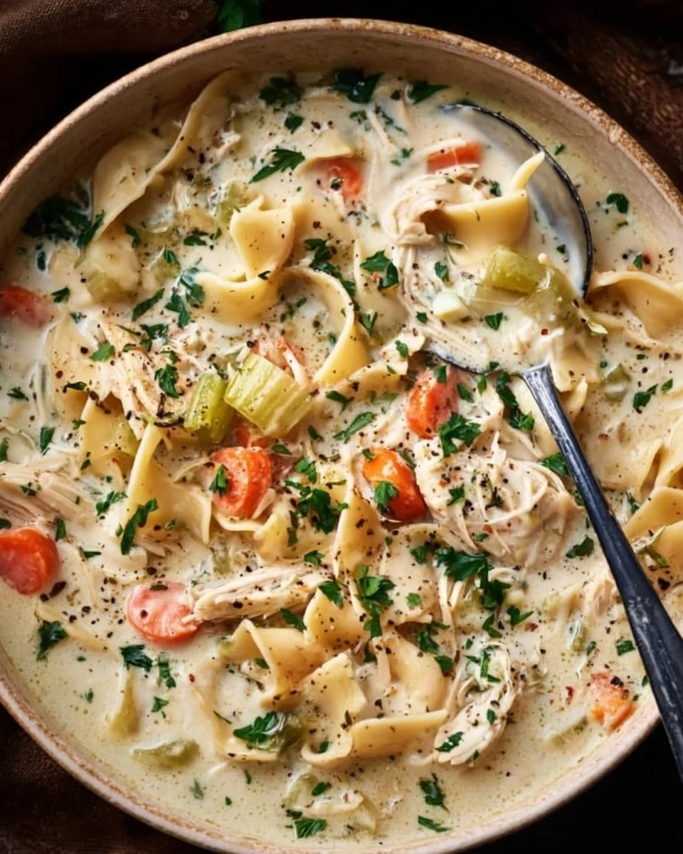Creamy Chicken Noodle Soup