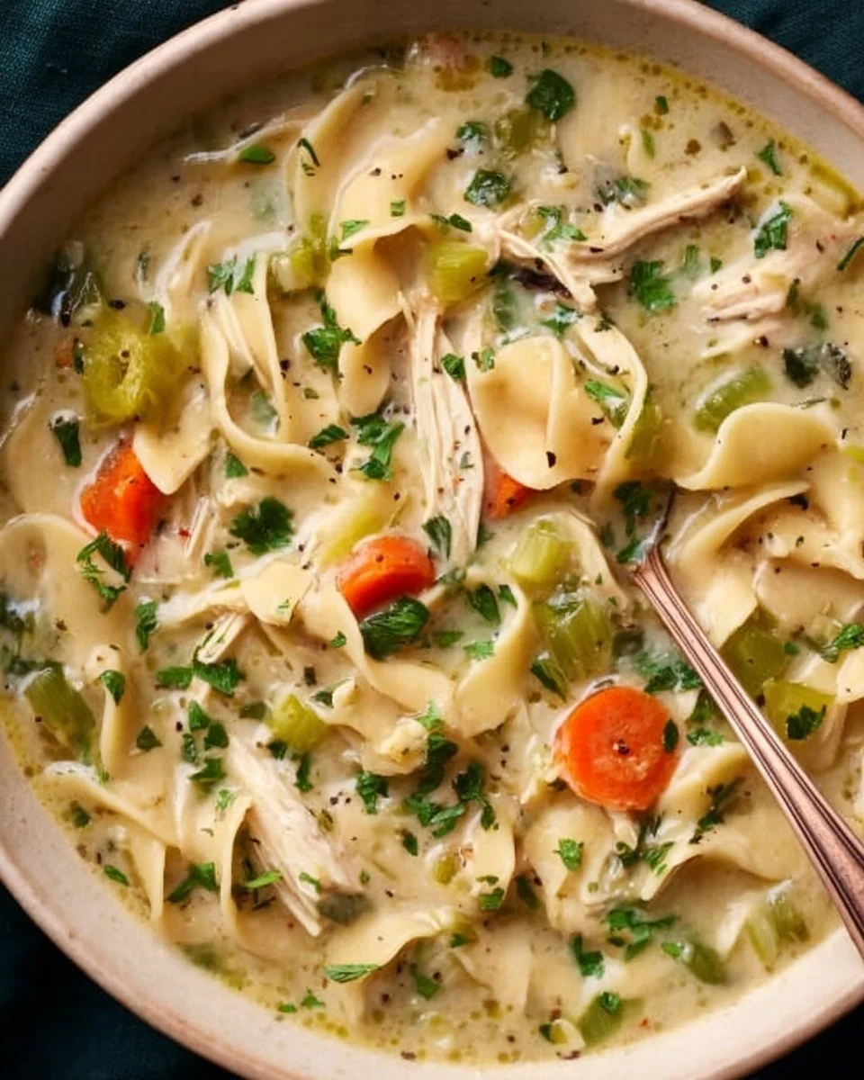 Creamy Chicken Noodle Soup