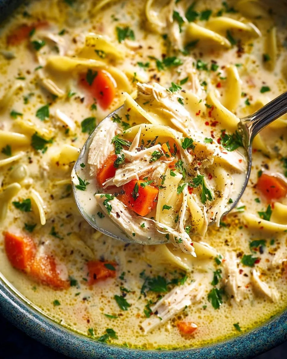 Creamy Chicken Noodle Soup