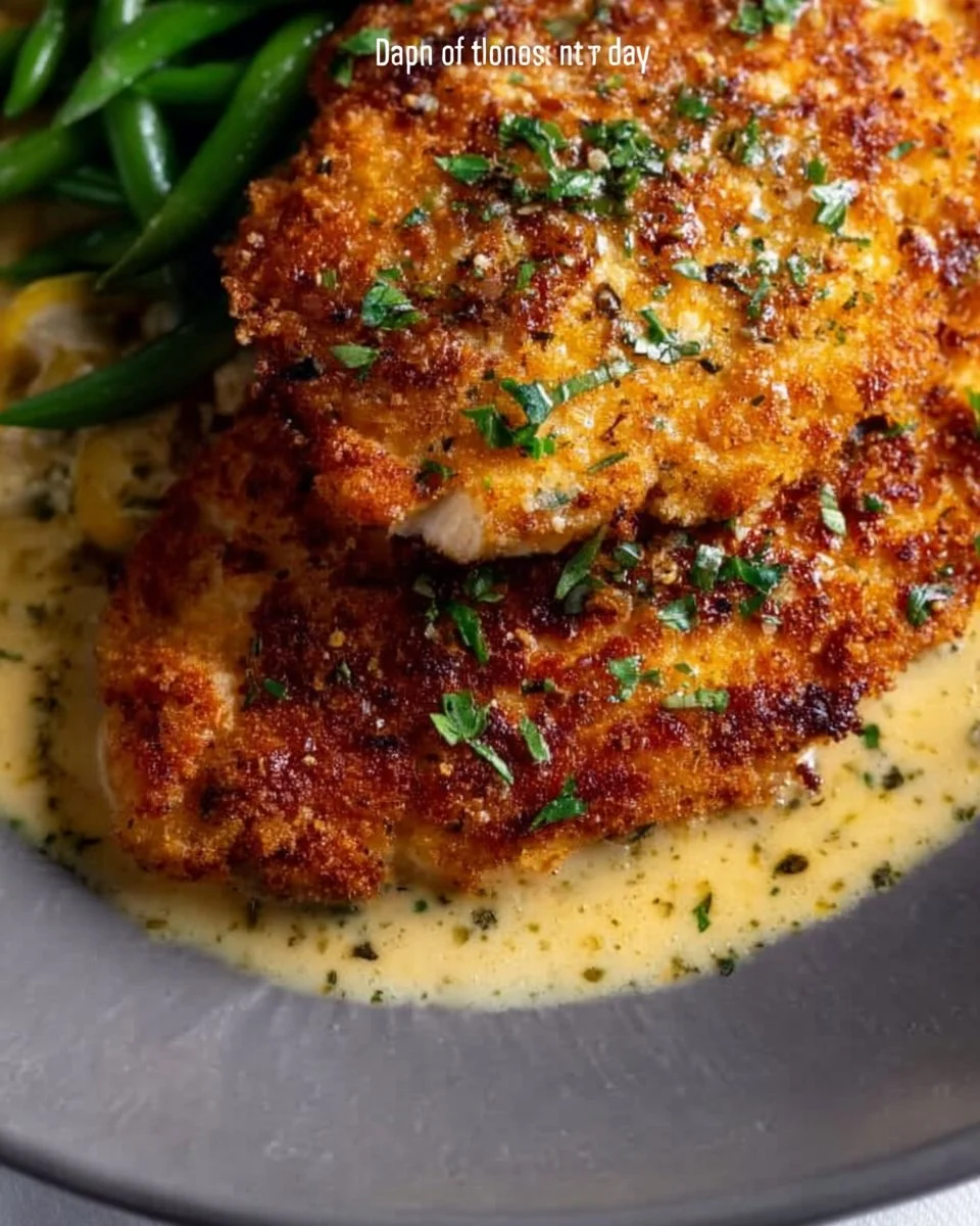 Creamy Chicken Schnitzel