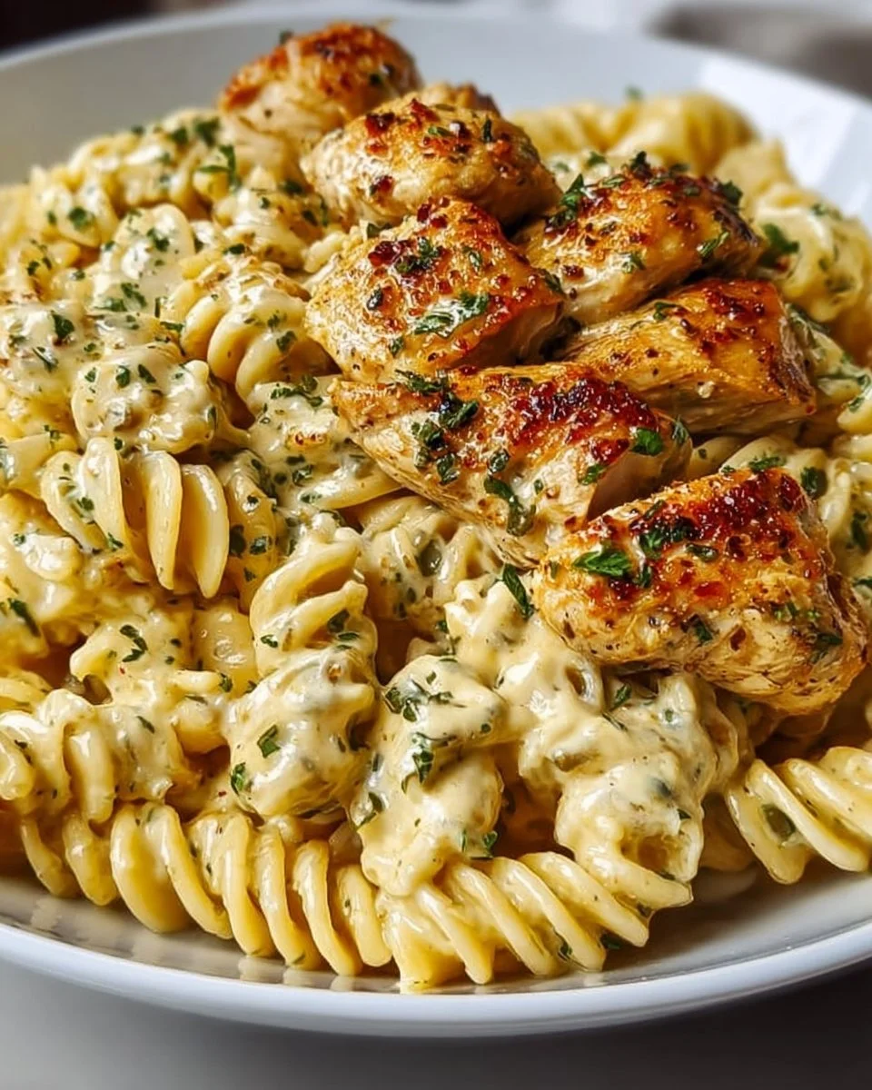 Creamy Garlic Parmesan Chicken Pasta