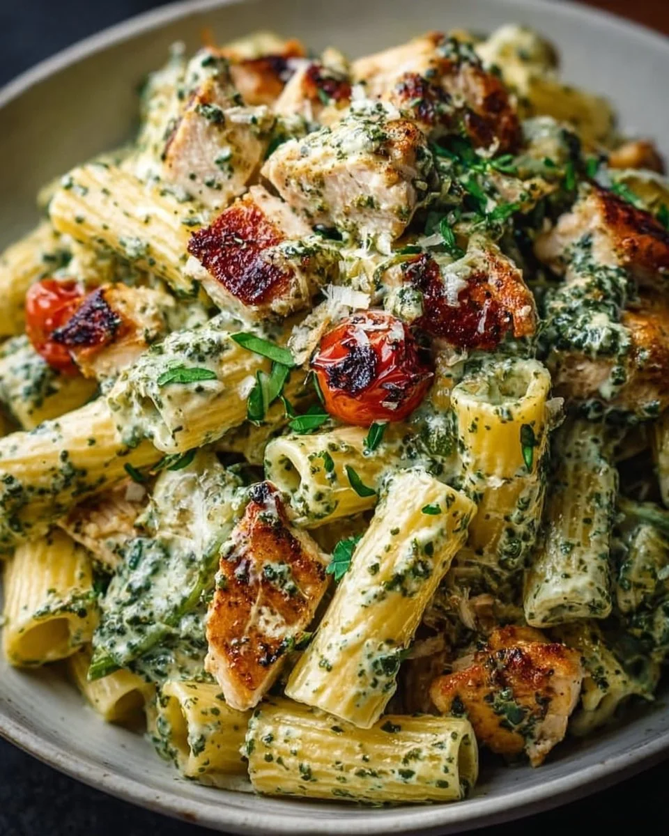Creamy Pesto Chicken Pasta