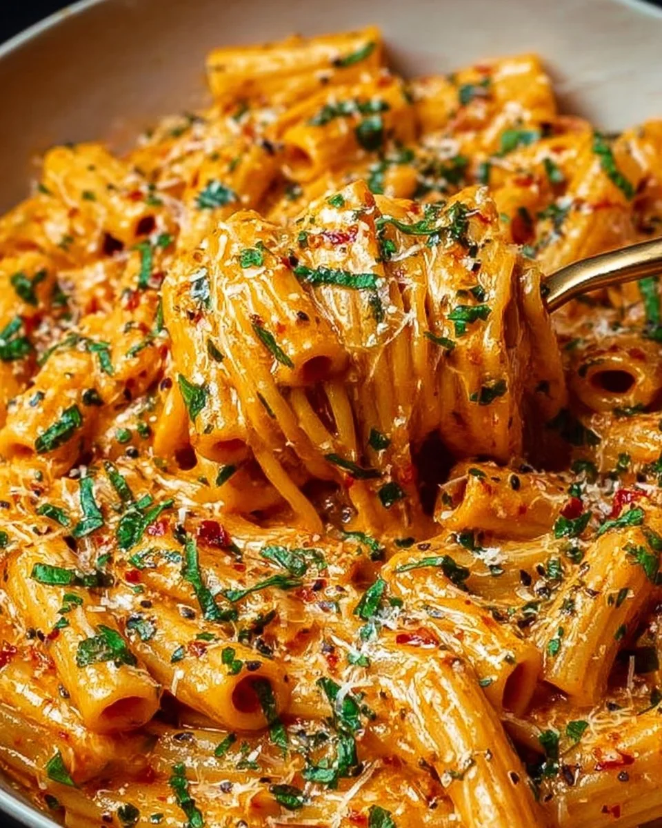 Creamy Tomato Garlic Pasta