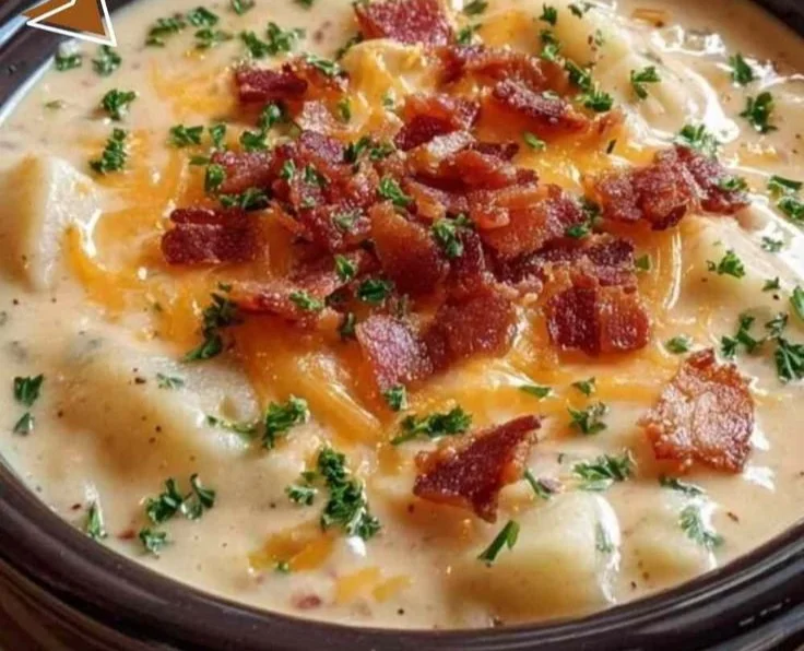 Crock Pot Crack Potato Soup