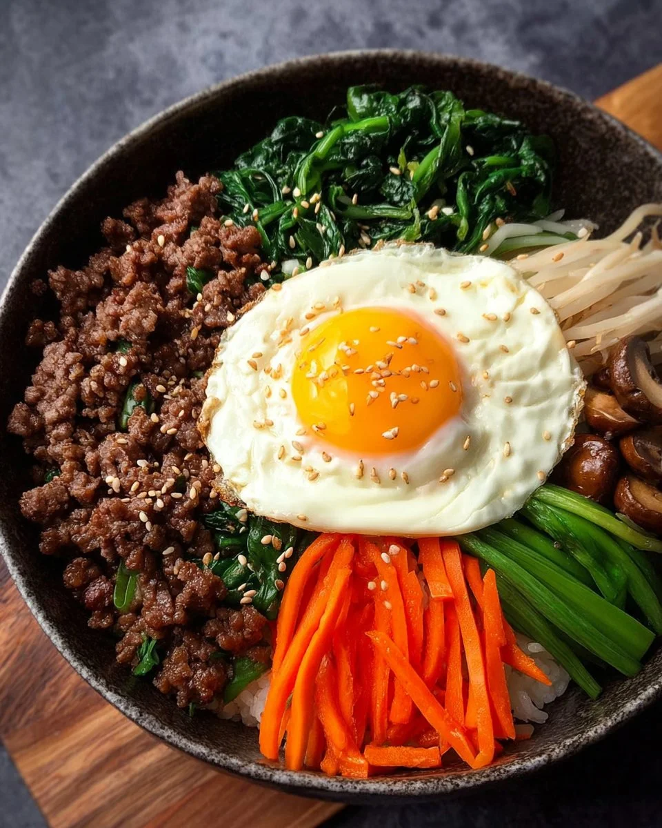 Easy Bibimbap (Korean Mixed Rice Bowl)