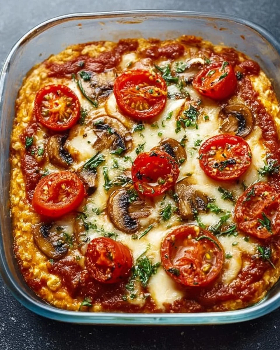 Easy High Protein Cottage Cheese Pizza Bowl Recipe