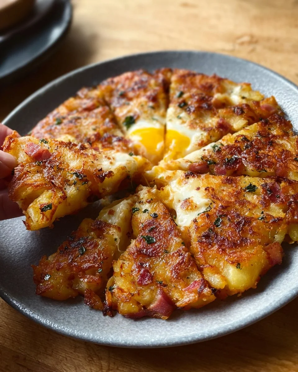 Fried Potato and Cheese Hash