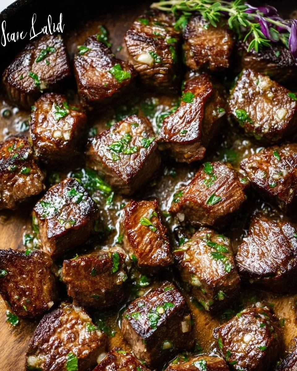 Garlic Steak Bites